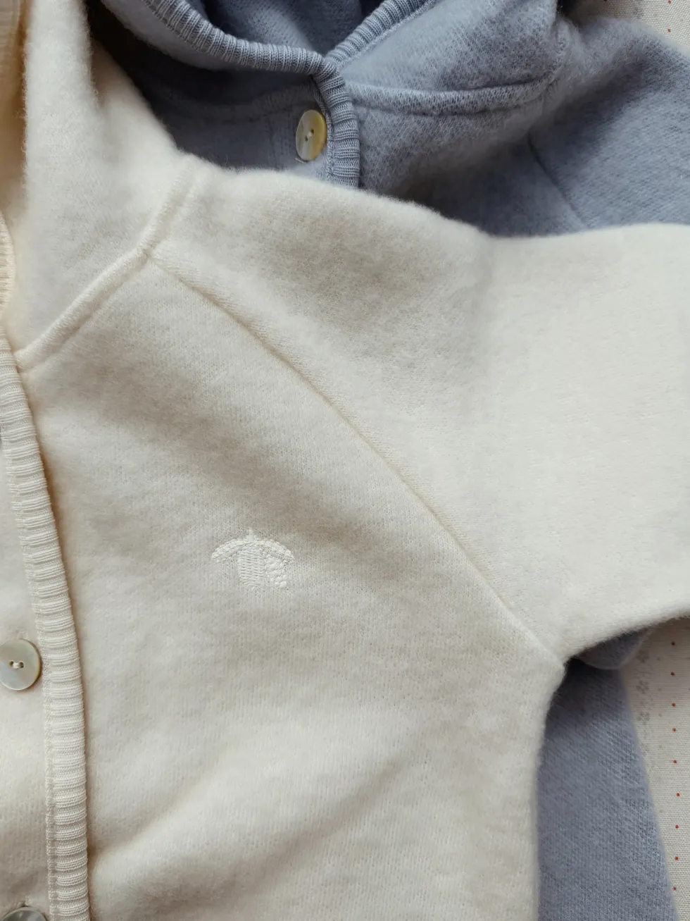 SAGA ULD KØREDRAGT - off white