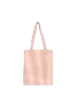 SEER JUNIOR BEDDING SET 100X140 - powder pink check