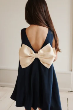 SHEENA DRESS - navy blazer