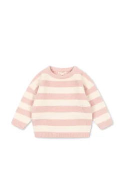 Softy Sweater - rosy stripe