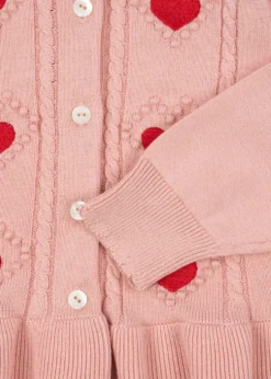 Soleil cardigan - silver pink