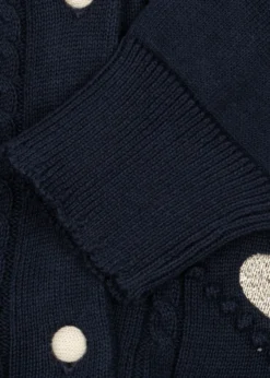 SOLEIL CARDIGAN - total eclipse