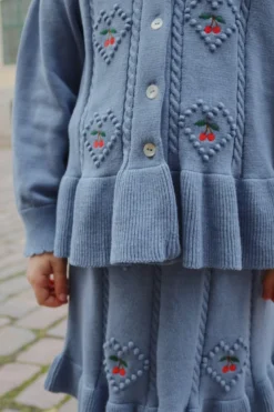 Soleil nederdel - country blue