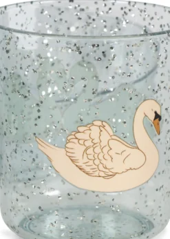 Sparkly Spisesæt - swan blue