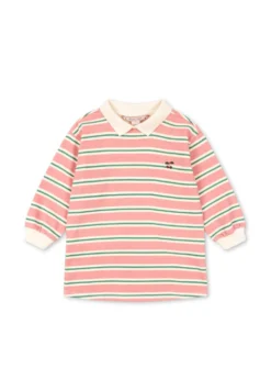 Spotty kjole - blush bound stripe