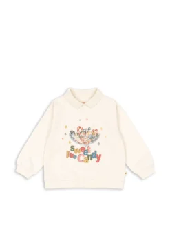 SPOTTY POLO - antique white