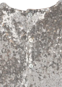 Starla Stardust kjole - star sequin silver