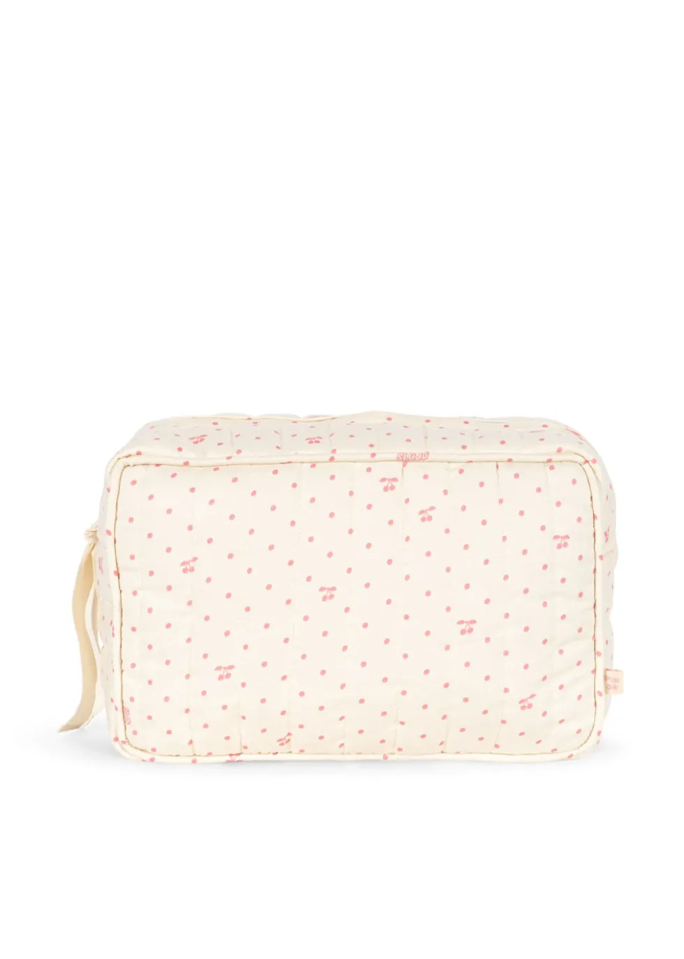 Stor Toilettaske - cherry dot