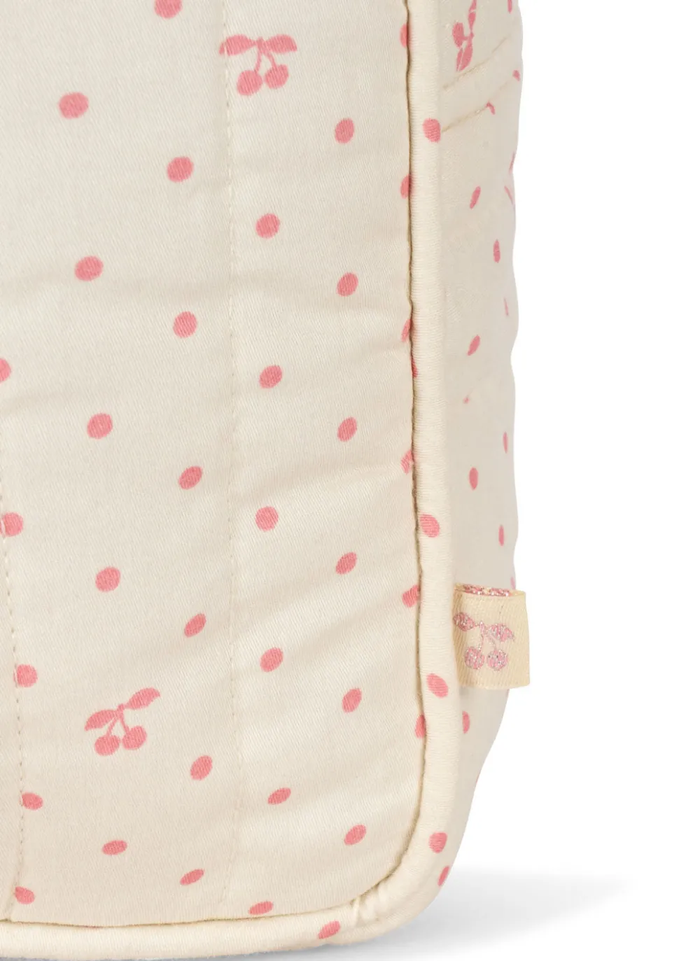 Stor Toilettaske - cherry dot