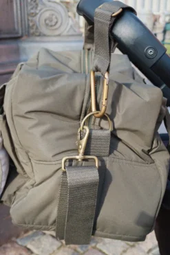 stropper til pusletaske - moss grey