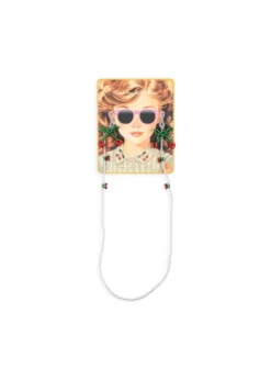 SUNGLASSES BEAD CHAIN CHERRY - multi