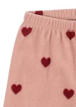 Tavi fleece bukser - coeur mellow