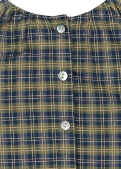 Terre bluse - laurel blue check