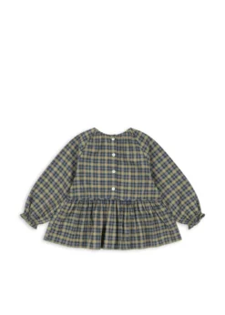 Terre bluse - laurel blue check