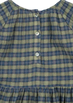 Terre kjole - laurel blue check