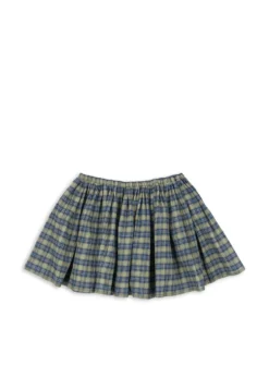 Terre nederdel - laurel blue check