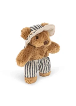 Tiny Teddy På Rejse - blue stripe