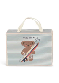 Tiny Teddy På Rejse - blue stripe