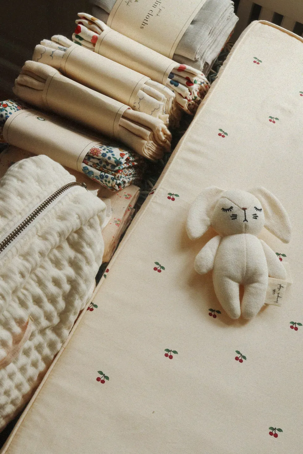 Toilettaske stor - antique white
