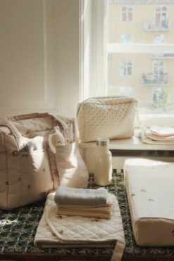 Toilettaske stor - antique white