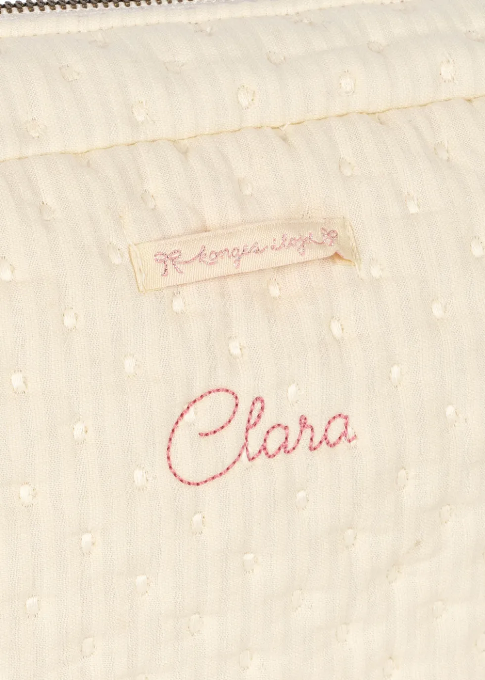 Toilettaske stor - antique white