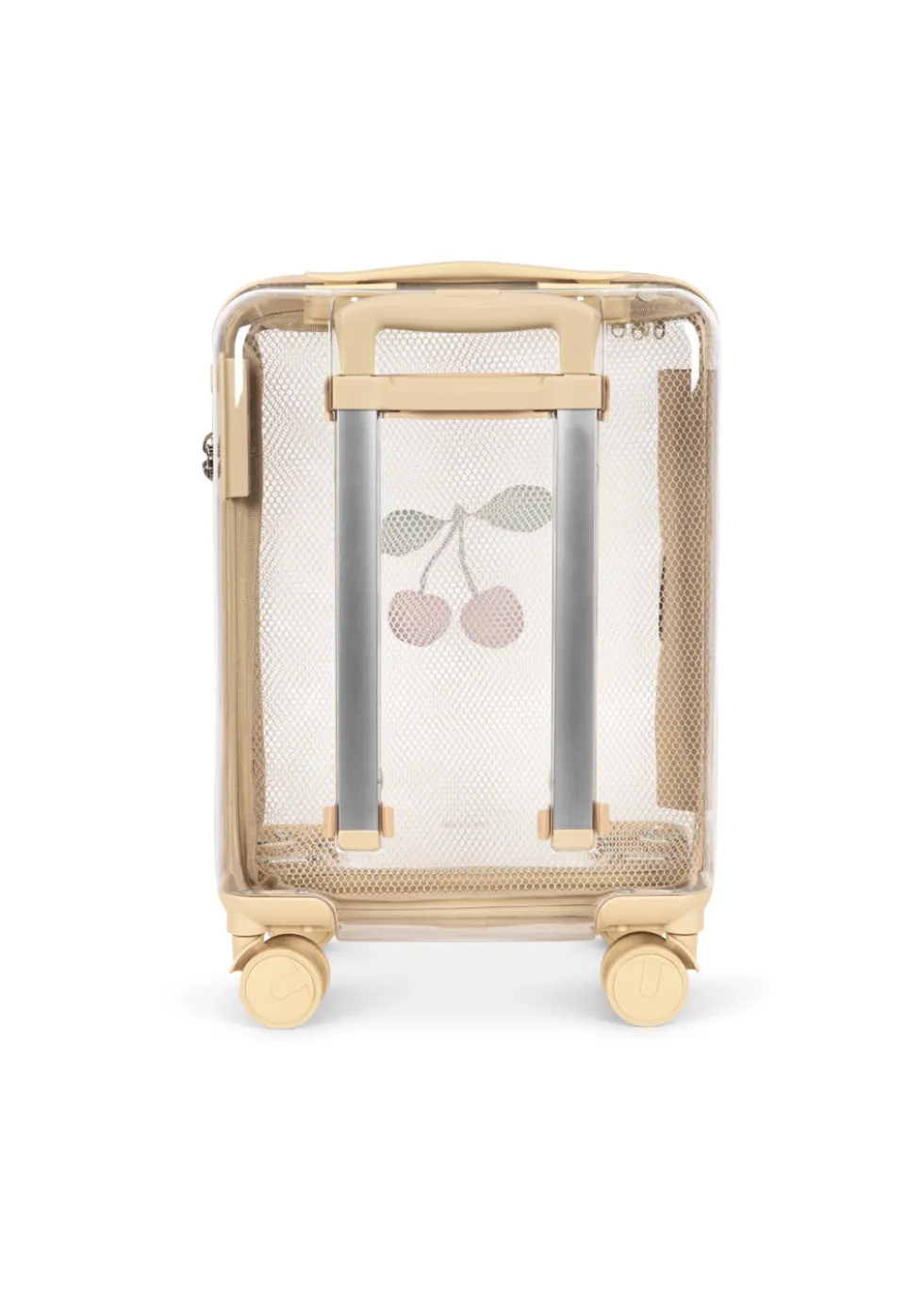 TRANSPARENT REJSEKUFFERT - cherry transparent