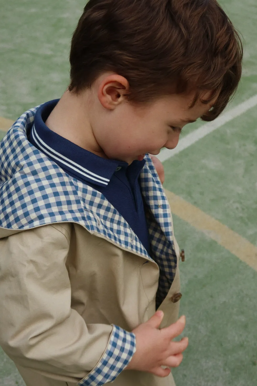 Trenchy Frakke - oxford tan