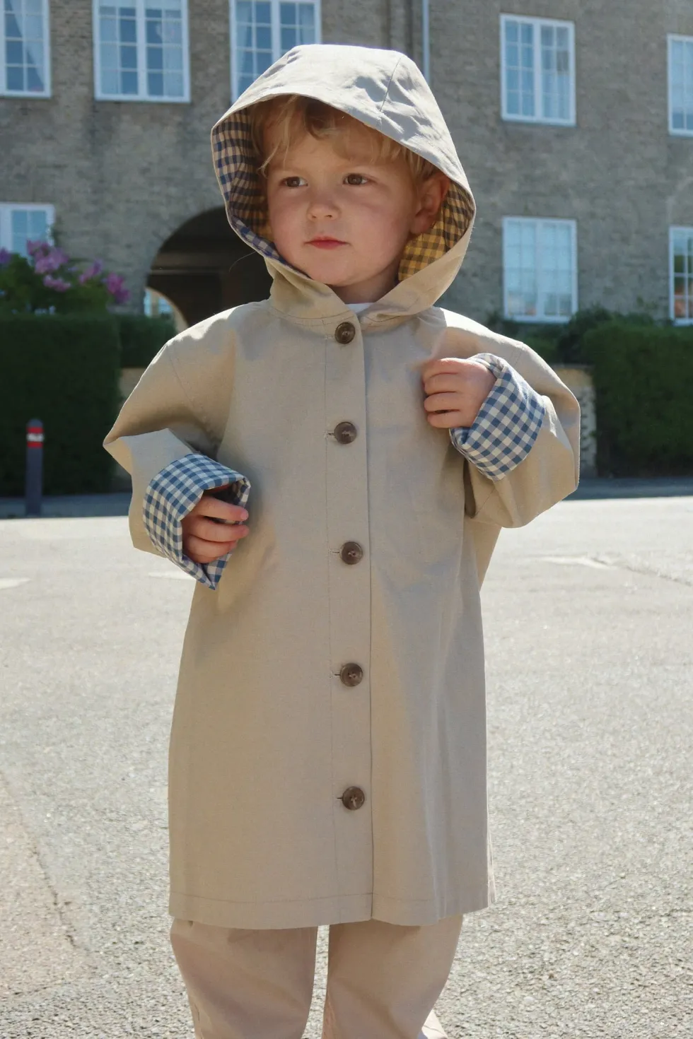Trenchy Frakke - oxford tan