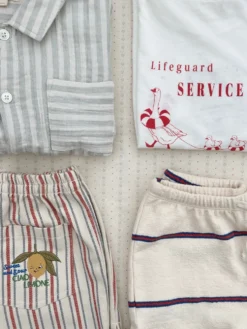 TRIO SHORTS - trio stripe