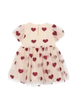 TULLIE DRESS - coeur glitter