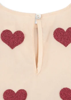 TULLIE DRESS - coeur glitter