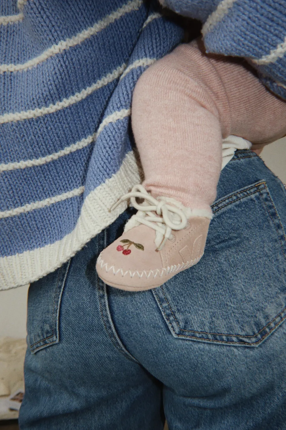 VEJA X KS BABY SHOE - blush
