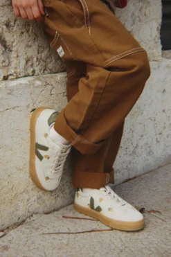 VEJA X KS JUNIOR SNEAKER 28/35 - lemon argile