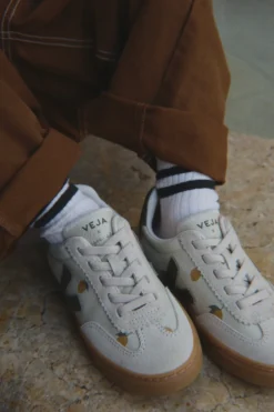 VEJA X KS JUNIOR SNEAKER 28/35 - lemon argile