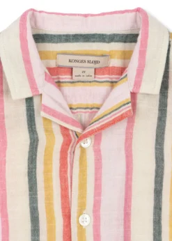 VENICE KORTÆRMET SKJORTE - malibu stripe