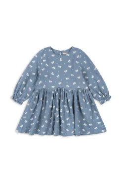 Vida kjole - boucle blue