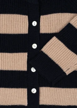 Vitum cardigan - blue stripe