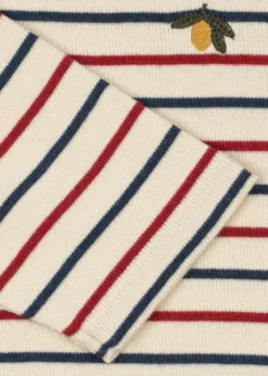 VOCO MODAL BLUSE - tricolore bleu