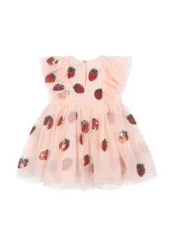 Yvonne Kjole - strawberry rose